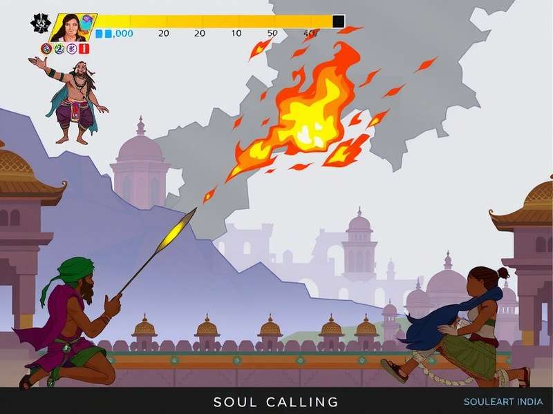 Soul S Calling India Combat Scene - Protagonist Using Shiva's Fire Mantra